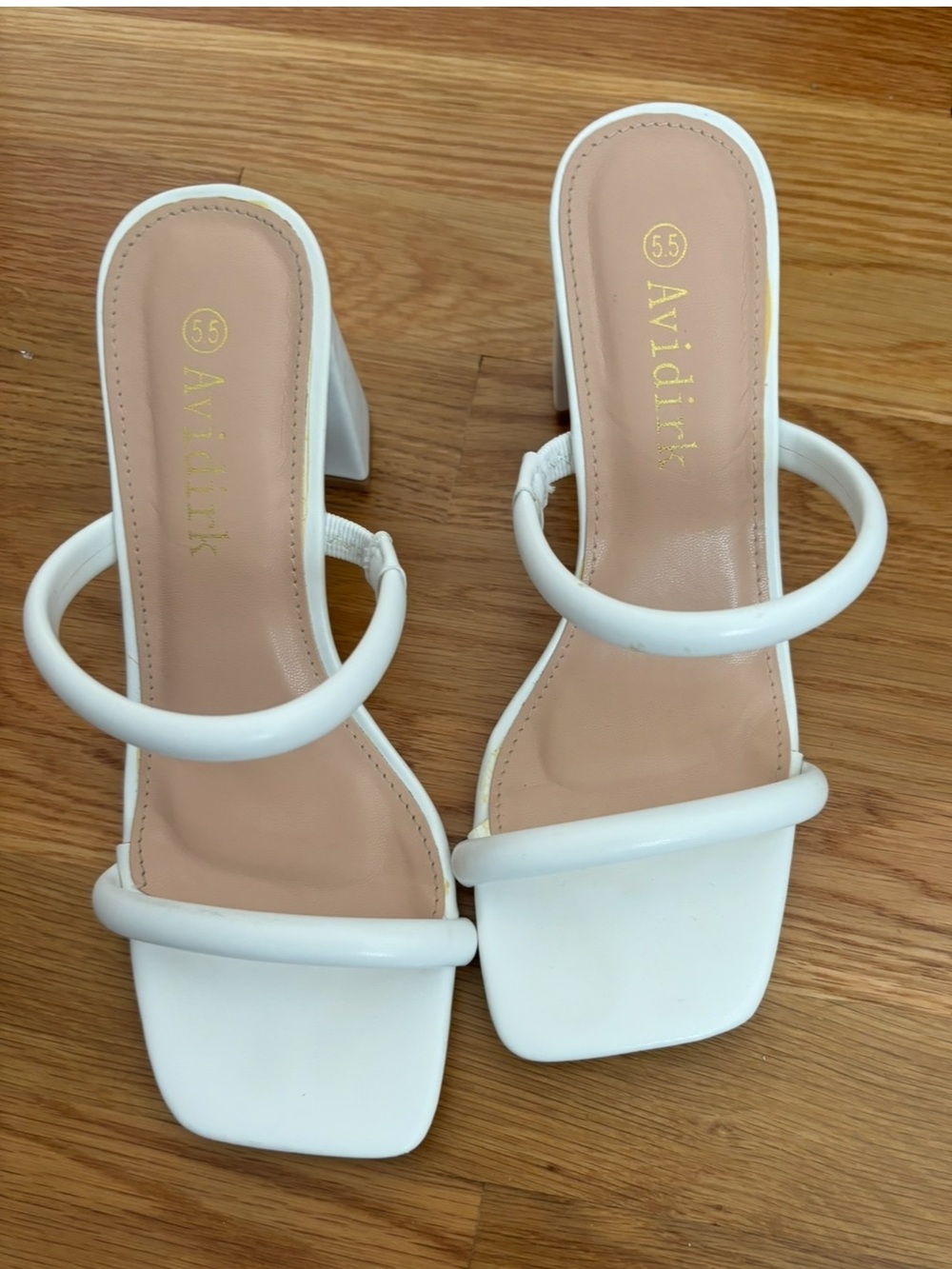 Square Toe Block Heel Sandals